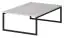 Table basse Granollers 04, Couleur : Blanc Marbre - Dimensions : 90 x 60 x 30 cm (l x p x h)