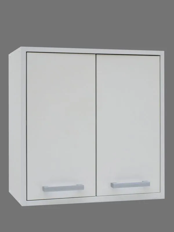 Armoire murale blanche 57 x 56 x 30 cm | Design moderne | Série Cerri 04 | Finition soignée