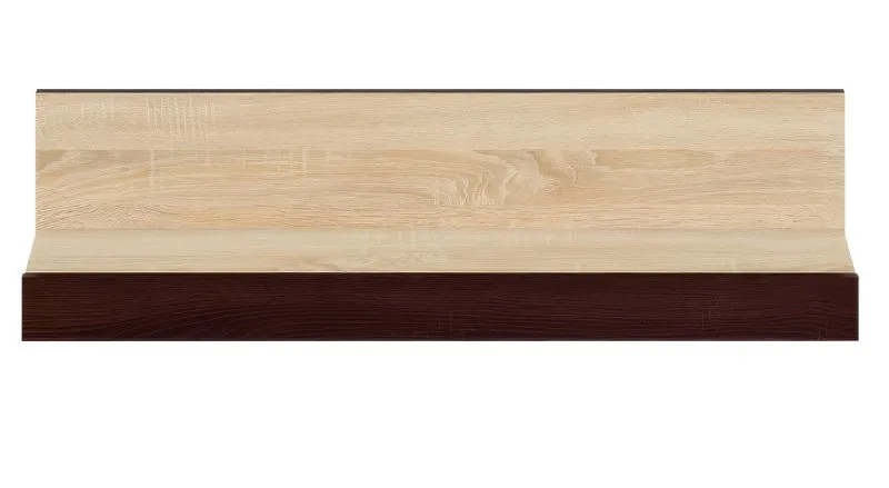 Étagère murale Nogales 23 | Finition chêne Sonoma clair/foncé | 22 x 92 x 20 cm