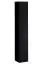 Armoire suspendue moderne Fardalen 02, Couleur : Noir - dimensions : 180 x 30 x 30 cm (h x l x p), avec fonction push-to-open