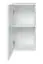 Paroi de salon sobre Valand 05, couleur : blanc / noir - dimensions : 170 x 250 x 40 cm (h x l x p), avec une grande vitrine suspendue