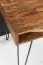 Table de travail avec grand compartiment de rangement, couleur : Sheesham - dimensions : 76 x 60 x 110 cm (h x l x p), en bois massif de Sheesham