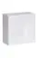 Meuble-paroi simple avec suffisamment d'espace de rangement Balestrand 107, couleur : chêne wotan / blanc - dimensions : 150 x 340 x 40 cm (h x l x p), avec huit compartiments