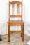 Chaise en pin massif, couleur chêne rustique Junco 248 - Dimensions : 91 x 35 x 44 cm (H x L x P)