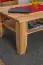 Table basse Wooden Nature 05 en bois de hêtre massif huilé - Dimensions 45 x 100 x 68 cm (h x l x p)
