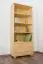 Bibliothèque en bois de pin massif naturel B001 - Dimensions 190 x 80 x 42 cm (H x L x P)