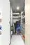 Chambre d'adolescents - armoire à portes battantes / armoire d'angle Lede 01, couleur : gris / chêne / blanc - Dimensions : 190 x 135 x 135 cm (H x L x P)