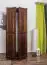 Armoire en bois de pin massif, couleur noyer 007 - Dimensions 190 x 80 x 60 cm (H x L x P)
