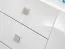 Elégant meuble-paroi Nevedal 01, couleur : blanc brillant - dimensions : 200 x 330 x 50 cm (h x l x p), avec éclairage LED