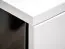 Meuble-paroi moderne Bjordal 38, couleur : blanc mat / noir brillant - dimensions : 170 x 280 x 50 cm (h x l x p), avec fonction push-to-open