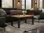 Table basse pratique et stylée "Prizren" 02, bicolore, Chêne doré Craft / Noir mat, 105 x 60 x 50 cm, adaptée au salon et à la chambre d'adolescent