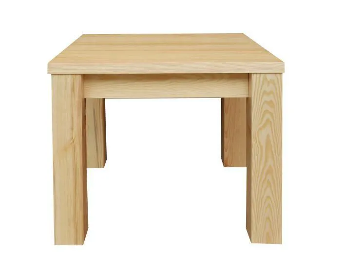 Table basse Pin Bois massif Couleur: Naturel 50x60x60 cm Abbildung