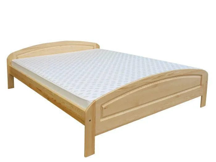Bois massif Lit Pin 160 x 200 cm Naturel Abbildung