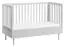 Lit enfant / lit à barreaux Airin 02, couleur : blanc - Surface de couchage : 70 x 140 cm (L x l)