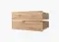 Armoire élégante à cinq casiers Dom 14, Couleur : Chêne Artisan / Blanc mat / Noir mat - Dimensions : 200 x 150 x 62 cm (h x l x p), avec suffisamment d'espace de rangement