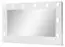 Miroir Beja 02, Couleur : Blanc - 67 x 120 x 11 cm (H x L x P)
