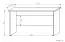 Bureau Banjaran 27, Couleur : Chêne de Sonoma - Dimensions : 75 x 205 x 175 cm (H x L x P)