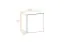 Armoire suspendue moderne Pollestad 11, couleur : chêne wotan - dimensions : 40 x 40 x 30 cm (h x l x p)