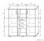 Commode Kebumen 10, couleur : aulne - Dimensions : 110 x 110 x 38 cm (H x L x P)