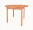 Table à manger extensible Wellsford 53 | Bois de hêtre massif huilé | 120-160 x 120 cm | Design élégant