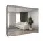 Armoire 5 portes miroir Korab 154 | Cachemire | Largeur 2,5 m | Poignées or | Soft-Close