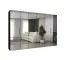 Armoire penderie Korab 160 noire | 3 m de large | Soft-Close | 4 étagères & 4 penderies | Poignées noires