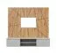 Meuble-paroi / Fonction push-to-open / Design moderne / Couleur : Gris Perla / Chêne Artisan / Dimensions : 160 x 35 x 148 cm / Pour salon