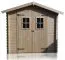 Maison de jardin 1,78 x 2,26 mètres (incl. toit) | Laissé naturel | toit à deux pentes Abbildung