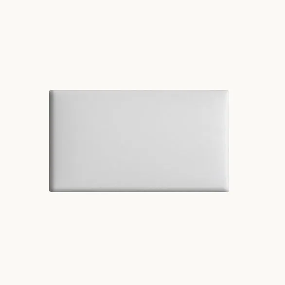 Panneau mural de style élégant Couleur : Blanc - Dimensions : 42 x 84 x 4 cm (H x L x P)
