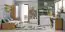 Chambre des jeunes - étagère suspendue / étagère murale Alard 12, couleur : chêne / blanc - Dimensions : 60 x 110 x 20 cm (h x l x p)