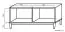 Table basse Alotau 12, couleur : chêne - Dimensions : 100 x 60 x 46 cm (L x P x H)