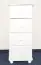Commode en bois de pin massif, blanc Junco 146 - Dimensions : 100 x 40 x 42 cm (h x l x p)