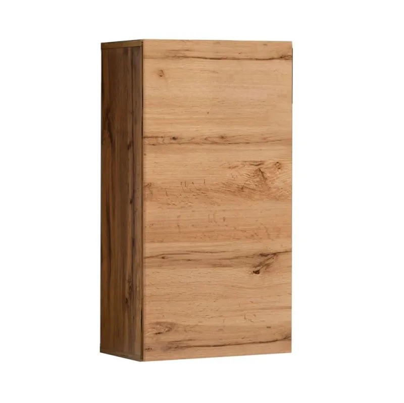 Armoire murale moderne 60 x 30 x 25 cm | Chêne Wotan | 2 compartiments | Push To Open
