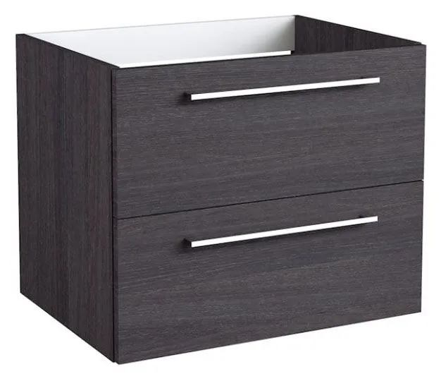 Meuble sous-lavabo Rajkot 45 | Finition chêne noir | 50 x 59 x 45 cm | Design contemporain