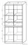 Vitrine design Popondetta 21 | chêne Sonoma | 200 x 95 x 38 cm | Soft Close, grande capacité