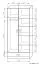 Armoire à portes battantes / penderie Kisaran 17, couleur : Chêne de Sonoma - Dimensions : 180 x 80 x 50 cm (H x L x P)