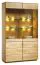 Vitrine Fazenda 05 en chêne partiellement massif | 200 x 119 x 41 cm | Finition naturelle | Style moderne