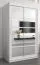 120 cm de large Armoire avec 5 casiers et 2 portes | Couleur: Blanc Abbildung