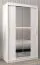 120 cm de large Armoire avec 5 casiers et 2 portes | Couleur: Blanc Abbildung