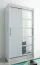 100 cm de large Armoire avec 5 casiers et 2 portes | Couleur : Blanc Abbildung