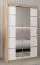 120 cm de large Armoire avec 2 portes | 5 casiers | Couleur: Chêne Sonoma / Blanc Abbildung
