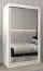 120 cm de large Armoire avec 5 casiers et 2 portes | Couleur: Blanc Abbildung
