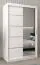 120 cm de large Armoire avec 5 casiers et 2 portes | Couleur: Blanc Abbildung