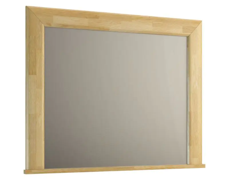 Miroir "Lipik" 49, chêne, partiellement massif - Dimensions : 86 x 111 x 3 cm (h x l x p)
