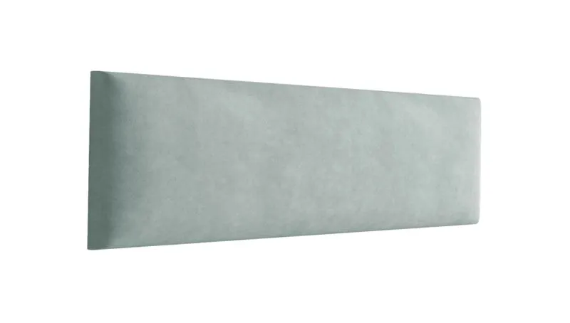 Panneaux rembourrés, lot de 10, Couleur : Vert clair, Revêtement : Velours, dimensions : 40 x 15 cm