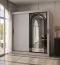 Armoire / Armoire à portes coulissantes / Cachemire / 10 compartiments / 2 tringles / porte miroir décorative / 180 x 62 x 200 cm / Pour chambre à coucher