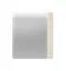 Grand miroir d’entrée Petkula 21 | Beige clair | Design lamelles moderne | Protection ABS