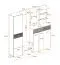 Ensemble d’entrée Sviland 6 pièces | Chêne Wellington & blanc brillant | LED intégrée | Rangement optimisé