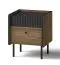 Ensemble chambre 5 pièces Mairenke | Noyer & Noir mat | Lit 160x200 cm | Rangement optimisé