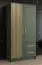 Armoire au design moderne avec grand espace de rangement Similaun 66, Couleur : Vert - Dimensions : 202 x 103 x 40 cm (h x l x p), avec cinq casiers et deux tiroirs